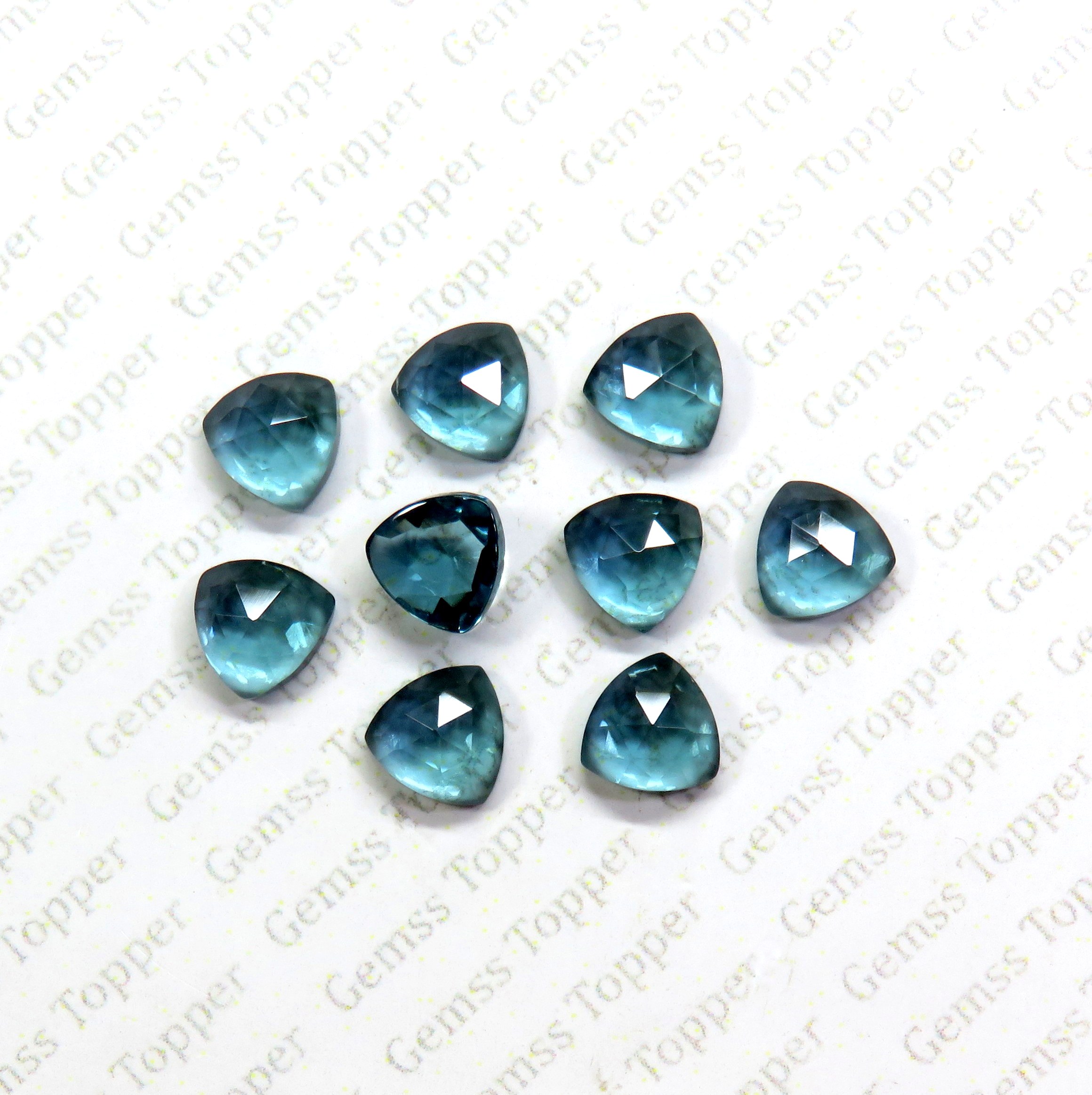 London Blue Topaz 10x10 mm Trillion R-Cut
